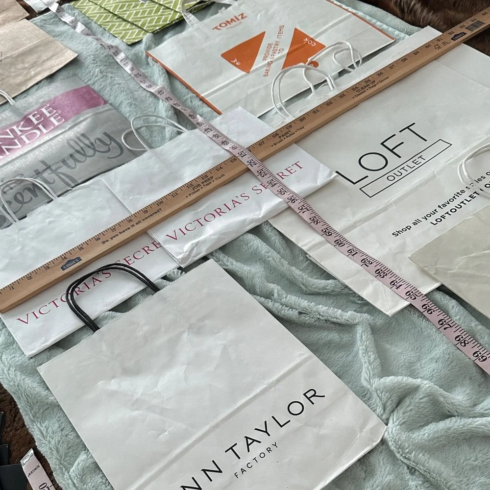14 Assorted Empty Paper Gift Bags